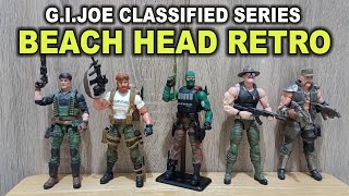 Beach Head Retro  GIJoe Classified Series [upl. by Diskson]