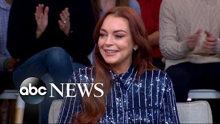 Lindsay Lohan says shes comfortable being back in the spotlight [upl. by Titos]