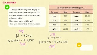 Converting Currency Double Currencies  Mathematics [upl. by Yruok]