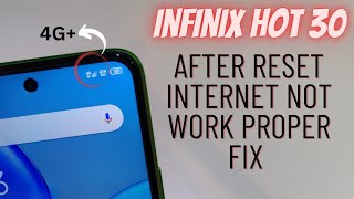 Infinix Hot 30 5G Internet Not Work Only Show But Not Work Fix APN [upl. by Cryan947]