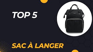 Top 5 Meilleur Sac à Langer 2024 [upl. by Miuqaoj]