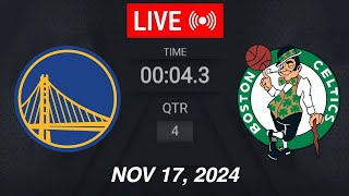 NBA LIVE Golden State Warriors vs Boston Celtics  November 17 2024  2024 NBA Season Live 2K [upl. by Ainival]