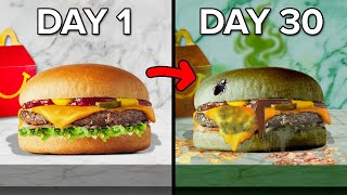 I Let Every Fast Food Burger Decompose For 30 Days [upl. by Patton]