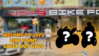 WELOME TO JOYS BIKE POINT CHCEK OUT GYUS 😎😍 viral trending vlog [upl. by Soutor]