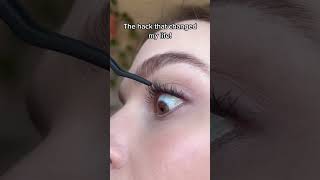 The Eyelashes Hack That Changed My Life  Applying Lashes Under the Lash Line eyelashextensions [upl. by Olvan]