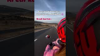 Ne kadar kredi borcunuz var  😂 automobile 80cc smartphone 50cc motorcycle love motovlog [upl. by Nnyrat]