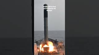 BrahMos test fired from new Destroyer INS Mormugao [upl. by Hiasi846]