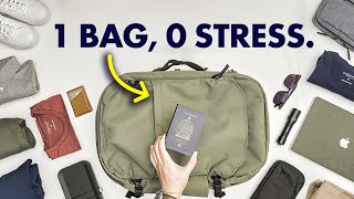 How to travel with just one bag amp zero sacrifices [upl. by Cuthburt763]