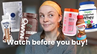 Dietitians Protein Supplement Guide  The BEST Protein Shakes and Powders [upl. by Aehsrop]