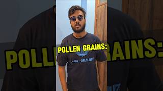 Pollen grains Sporopollenin Reproduction in Flowering plants🌾 shorts shivamrajaiims neetexam [upl. by Assirok]