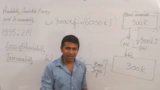 How to solve Questions Related to Irreversibility Type1 Gate 1995 2M Thermodynamics Availability [upl. by Lugo133]