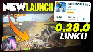 PUBG Lite 0280😍 New Game Link  Pubg Lite New Update Today  Pubg Lite 0280 New Update Features [upl. by Roath]