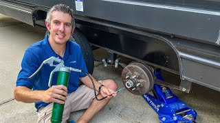 How to grease trailer wheel bearings [upl. by Halie]