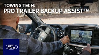 Using Pro Trailer Backup Assist™ and Trailer Reverse Guidance  A Ford Towing Video Guide  Ford [upl. by Ada]