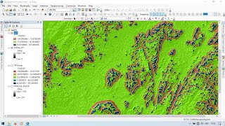 Topographic Position Index TPI in ArcGIS  Terrain Classification [upl. by Dannica]