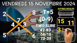 CROIX LOTO DU VENDREDI 15 NOVEMBRE 2024 [upl. by Marder238]