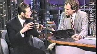 Crispin Glover on Letterman  3rd Appearance 1990  Good quality [upl. by Odille]