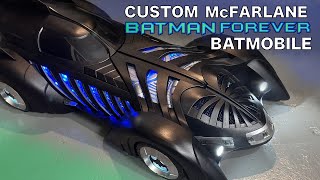 CUSTOMIZING THE McFARLANE BATMAN FOREVER BATMOBILE [upl. by Cung]