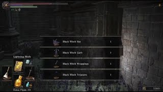 Dark Souls 3 The Ringed City  Black Witch Set Location Hat version [upl. by Ecaj564]