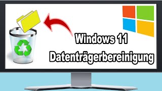 Windows 11 Datenträgerbereinigung  Temporäre Dateien löschen amp Windows Speicher aufräumen [upl. by Issac]