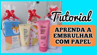 COMO FAZER EMBALAGENS COM PAPEL KRAFT  DIA DOS PAIS  EMBALAGEM PARA GARRAFA SACOLA DE PAPEL DIY [upl. by Sims133]