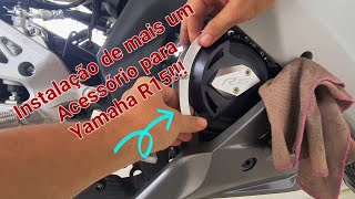 Instalação de mais um acessório para Yamaha R15 [upl. by Carol-Jean]