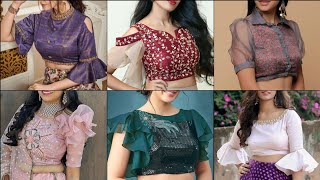 Lehenga blouse designs sleeves design baju design [upl. by Russ]