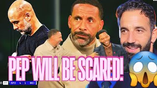 Rio Ferdinand Claims that Pep Guardiola will be scared of playing Amorim in the Manchester Derby [upl. by Willamina328]