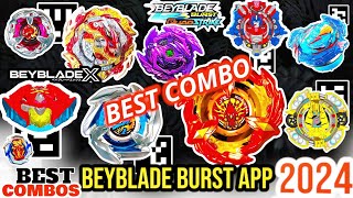 Best Beyblade Burst App COMBO 2024  MOST POWERFUL Beyblades QR Codes [upl. by Lyndsey161]