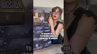 Calendario de adviento versión ASMR asmr calendariodeadviento humor [upl. by Sehcaep]