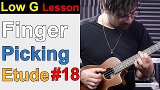 A Cute Ukulele Etude to Help You Swing Your Rhythm  Fingerpicking Etude no 18 [upl. by Siari]