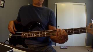 quotSail Onquot The Commodores Bass Cover [upl. by Eatnuahs]