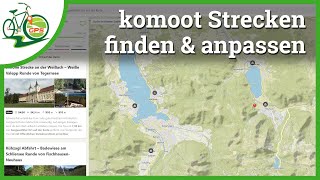 Fertige komoot Strecken 🏁 finden amp anpassen 🚴 [upl. by Bathilda]