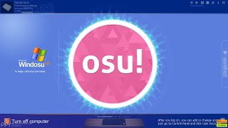 osu  playing 6wc with Windosu XP skin RO16 [upl. by Artinak]