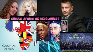 RecolonizingNEWS Whiteman calls for African Recolonization Skin bleaching AU useless [upl. by Elbertine]