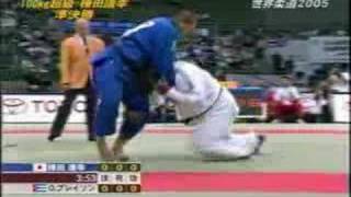 MUNETA Yasuyuki JPN BREISON Oscar CUB2005 World Judo [upl. by Akeme]