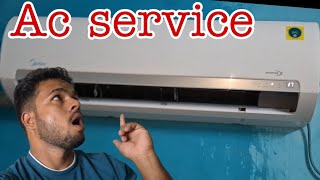 AC service  AC cooling nahin kar raha hai AC service karke 6000 kamaya [upl. by Letney638]