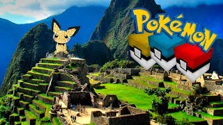 POKEMON EN MACHU PICCHU COMBATE POKEMON LUCKY BLOCKS [upl. by Sadnak382]