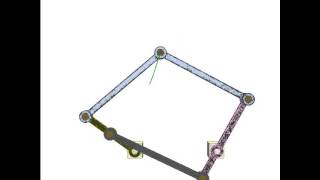 Straight line drawing mechanism 4c [upl. by Bathelda]