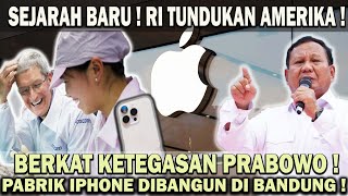 PERTAMA DALAM SEJARAH INDONESIA TUNDUKAN AMERIKA❗️PRABOWO SUKSES LIBAS APPLE 😱 DUNIA KAGUM PADA RI [upl. by Dorrie]