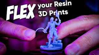 How to make any Resin 3D Print more Flexible [upl. by Nedloh]