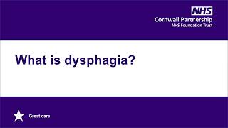 Introduction to oropharyngeal dysphagia [upl. by Malloy]