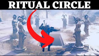 Ritual Circle Valhalla Cursed Symbol Curse Key Location Locked Door AC Assassins Creed Valhalla [upl. by Ahselat668]