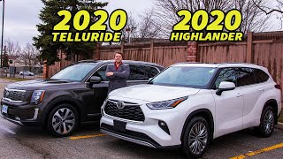 2020 Toyota Highlander Has Taken Down The Kia Telluride From The 3 Row Seater Throne or Has it [upl. by Gusella]