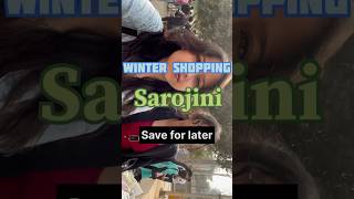 Sarojini NagarWinter🥶Shopping Guide 2024🤩 youtube shorts ytshorts vlog [upl. by Cheston528]