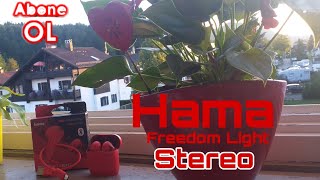 Hama Freedom Light True Wireless Stereo Kopfhörer Hama Bluetooth Kulaklık [upl. by Ahsertal]