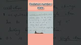 Oxidation numberstate science chemistry boards shorts shortvideo [upl. by Ibob]