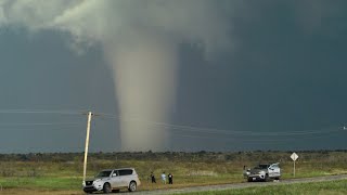 Astonishing White Tornado on the Ground for an Hour  May 23 2024 [upl. by Ilrebma]