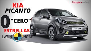 KIA PICANTO MAL EN LAS PRUEBAS DE LATIN NCAP [upl. by Ymarej232]