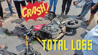 Triumph Speed 400 Crash  Overspeeding  Speed Trills But It Also Kills [upl. by Euqirat]